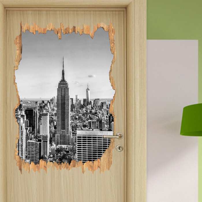 East Urban Home Empire State Building In New York Wall Sticker