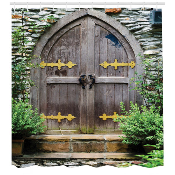 East Urban Home Traditional Fairy Castle Decor Shower Curtain