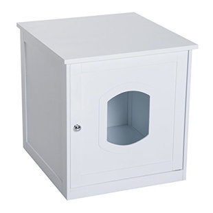 Dog Proof Cat Litter Box Wayfair Espanola Cat Litter Box Enclosure