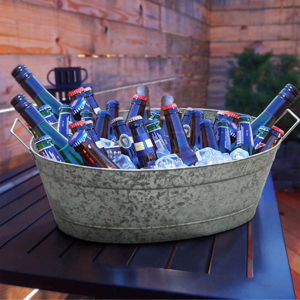 Galvanized Steel Beverage Tub Wayfair