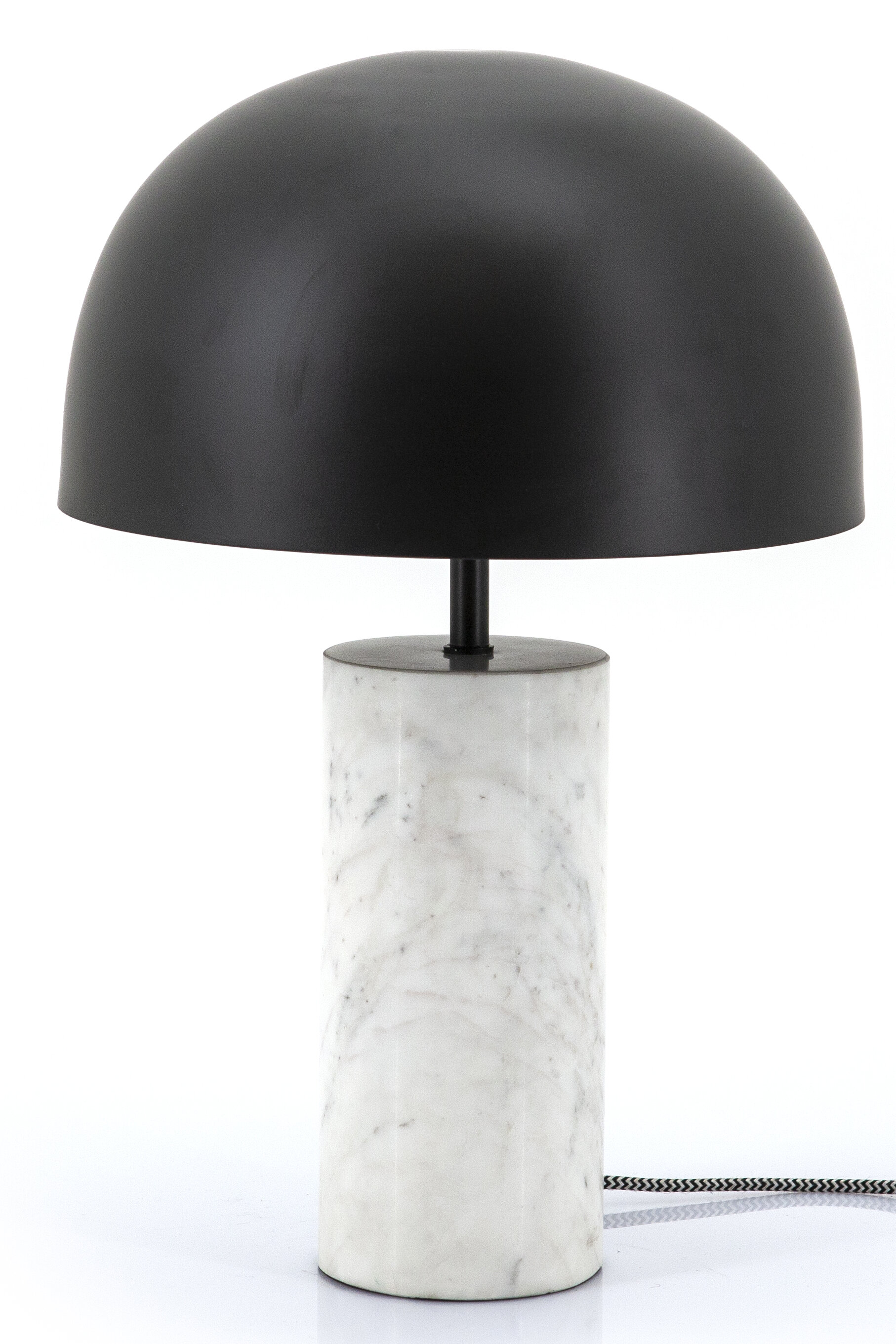 black table lamp
