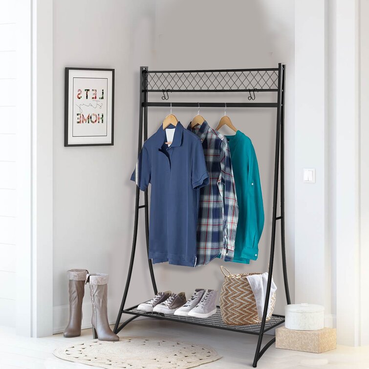 Symple Stuff Childers 15 9 Clothes Rack Wayfair