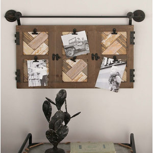 Wood/Metal Wall Picture Frame