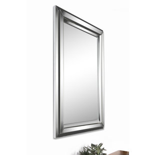 Mirrored Mirrors Wayfair Beveled Mirror With Mirrored Border