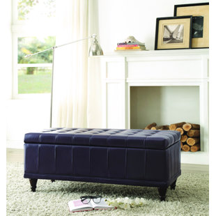 Go to store & view more images Alcott Hill Cafferata Upholstered Storage Bench