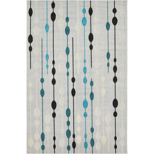 Alaina Silver Indoor/Outdoor Area Rug Latitude Run Fashion and beautiful backpack