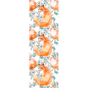 Boy Nursery Wallpaper Wayfair Mason Removable Watercolor Fox Nursery Wallpaper 10 L X 25 W And Stick Roll