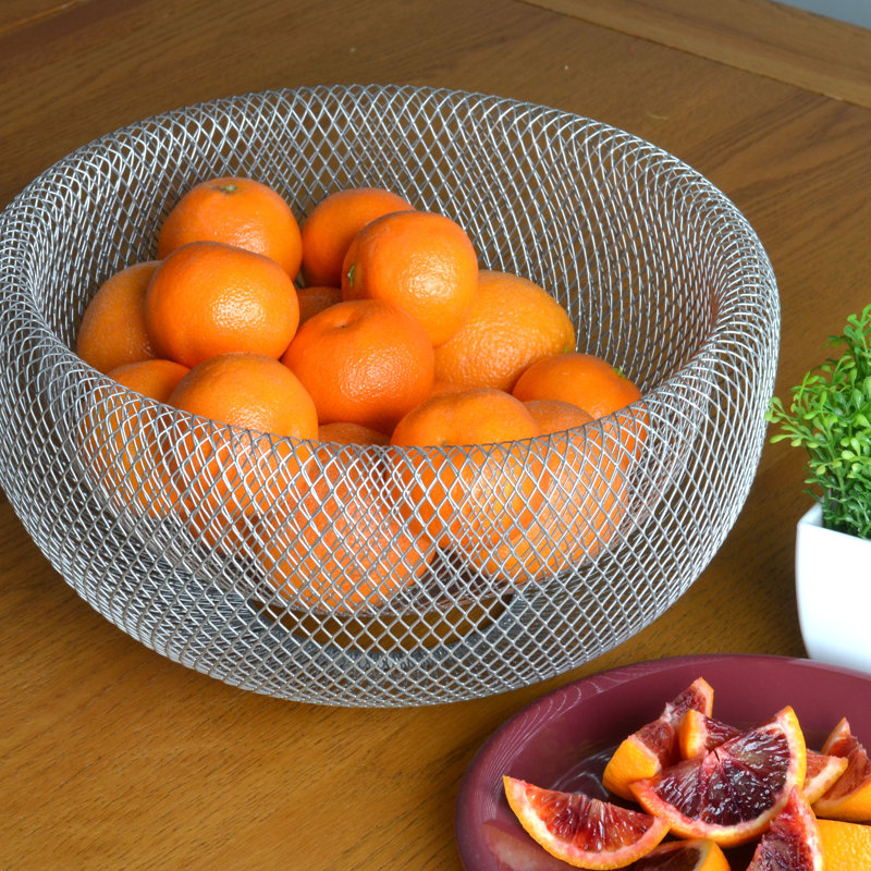 Wrought Studio Darla Wire Mesh Fruit Decorative Bowl Wayfair