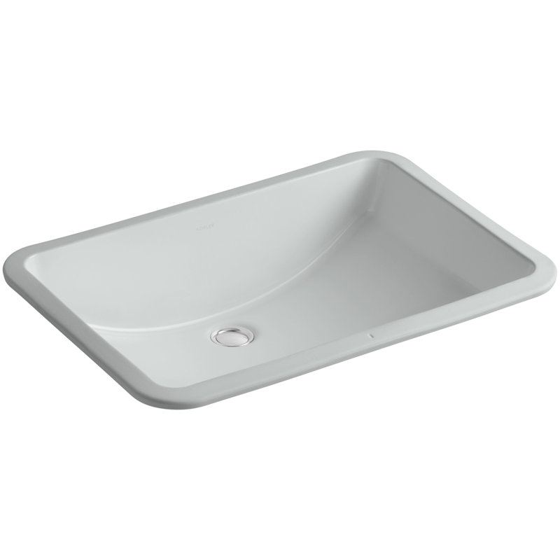Ladena Ceramic Rectangular Undermount Bathroom Sink With Overflow Reviews Allmodern