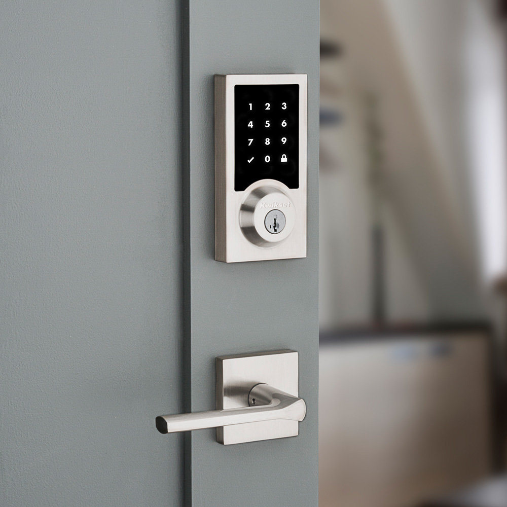 Kwikset Contemporary Premis Touchscreen Smart Lock Works with Apple