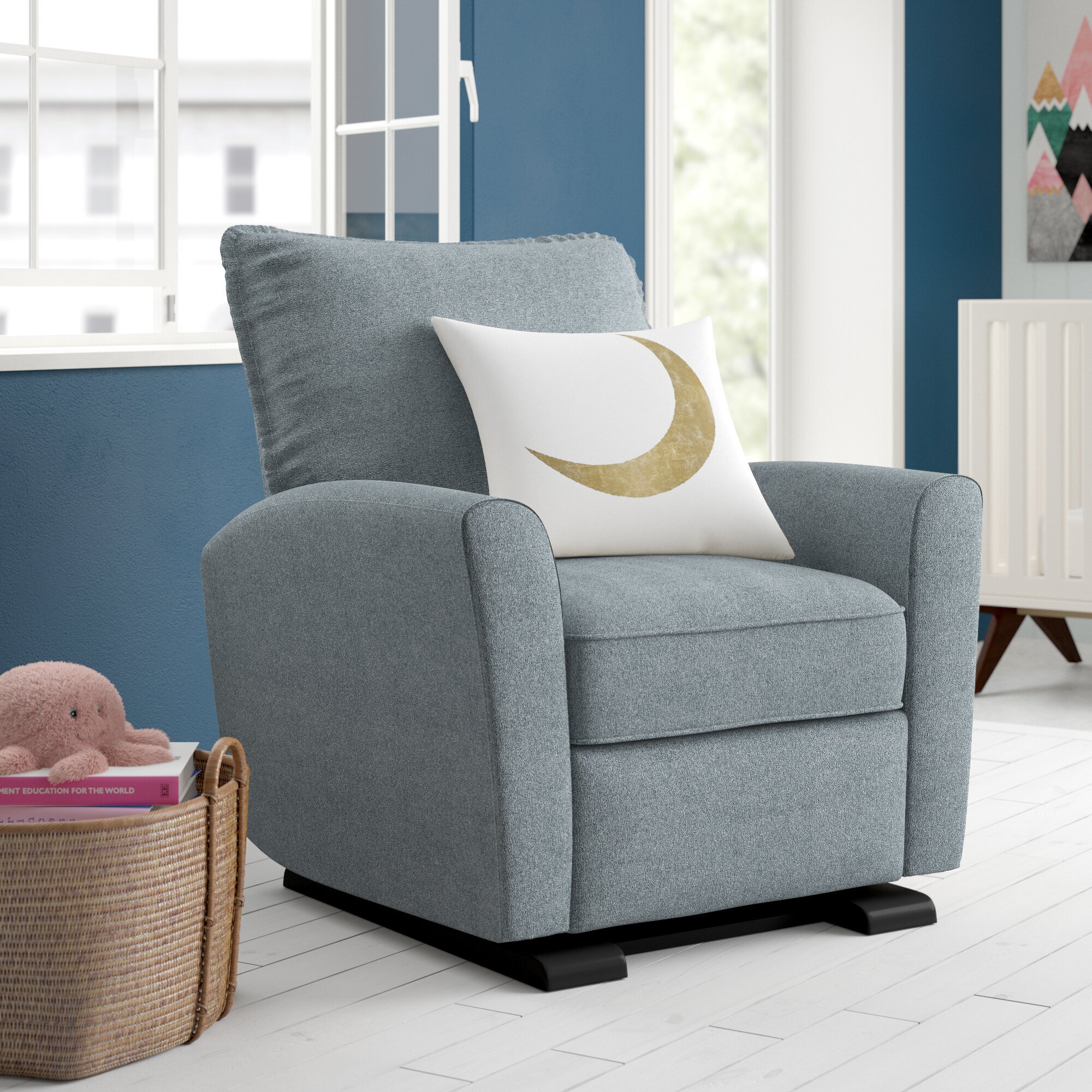 wayfair aisley reclining glider