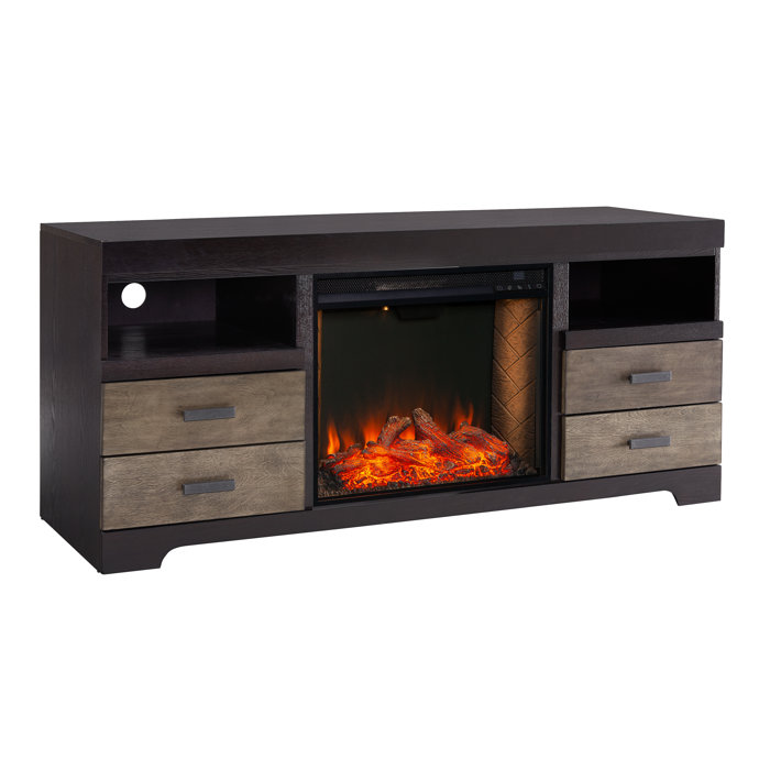 Union Rustic Shroplynn Alexa Enabled Media Console Electric