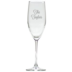 Personalized Champagne Flute