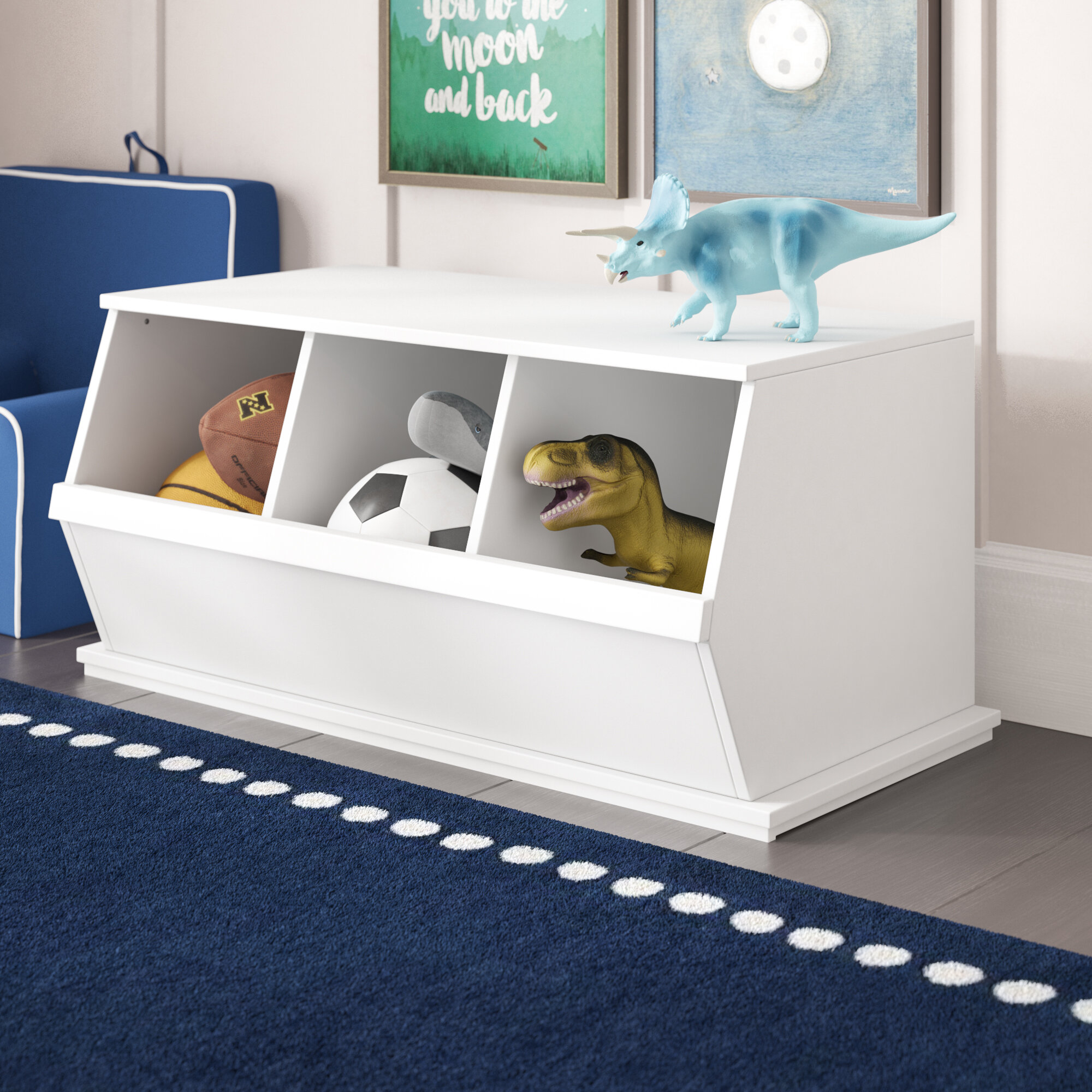 wayfair toy storage bench