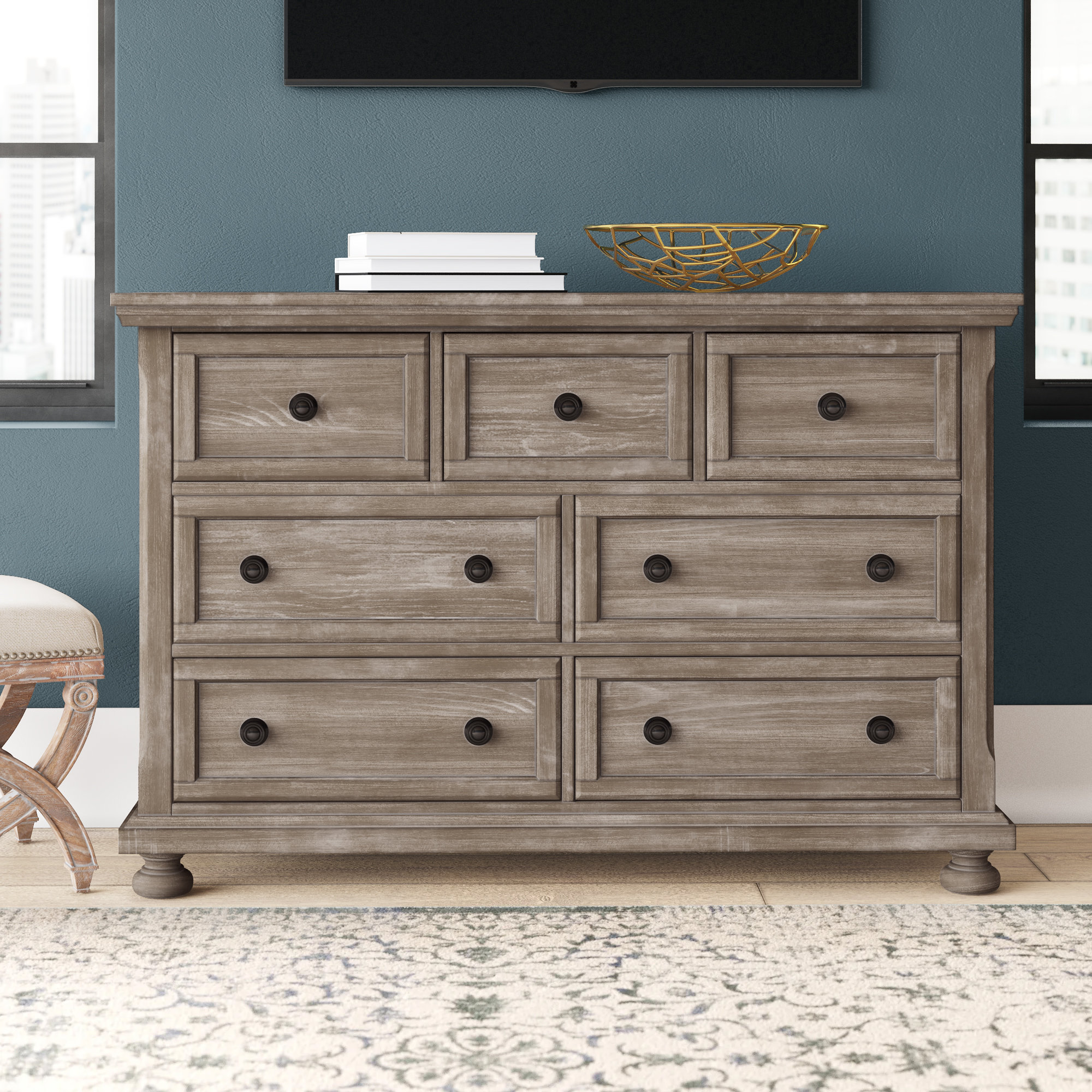 Greyleigh Willesden 7 Drawer Double Dresser