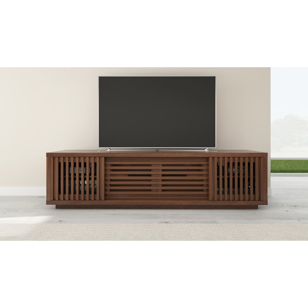 Furnitech Signature Home 82 Walnut Tv Stand Wayfair