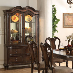 Wentzel Lighted China Cabinet by Astoria Grand