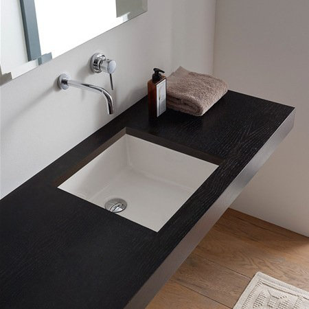 Scarabeo By Nameeks Miky Ceramic Square Undermount Bathroom Sink Miky Ceramic Square Undermount Bathroom Sink
