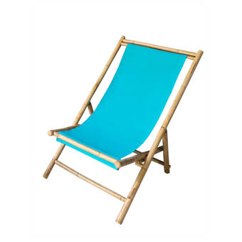 Bayou Breeze Atalya Folding Bamboo Relax Sling Beach Chair Wayfair