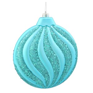 Swirl Shatterproof Christmas Disc Ornament