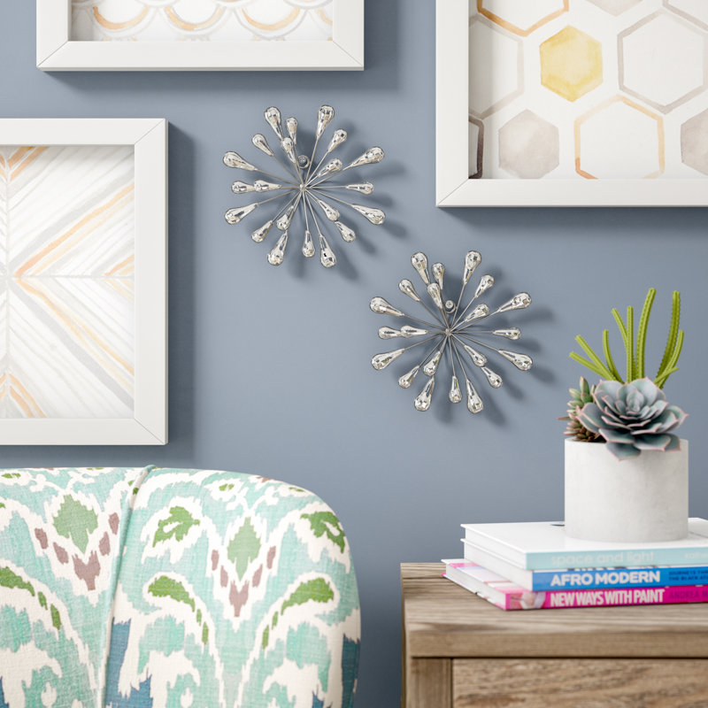 2 Piece Starburst Wall Décor Set