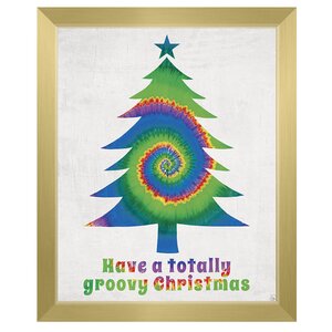 'Groovy Christmas - Fairy Magic' Framed Graphic Art