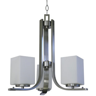Go to store & view more images Chianna 3-Light Shaded Chandelier by Whitfield Lighting