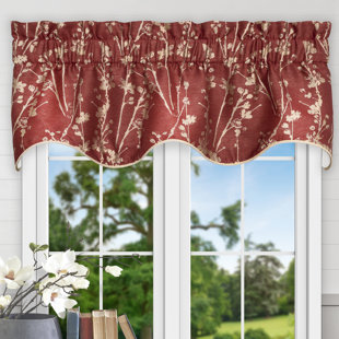 Red Valances Kitchen Curtains You Ll Love In 2020 Wayfair Red Valances Kitchen Curtains You Ll