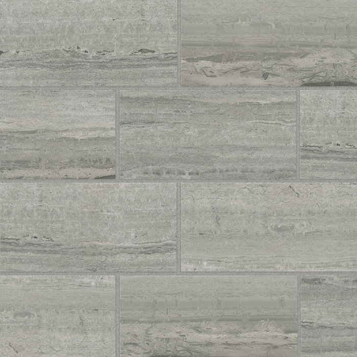 12 X 24 Porcelain Field Tile In Travertino Grigio 12 X 24 Porcelain Field Tile In Travertino Grigio