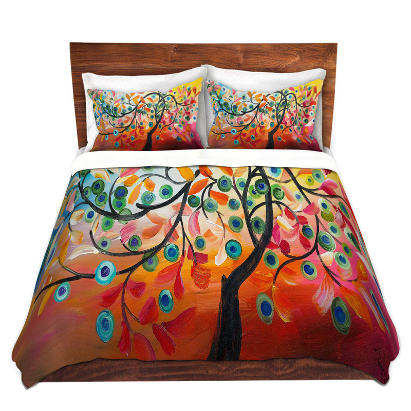 East Urban Home Color Tree Viii Duvet Cover Set Wayfair