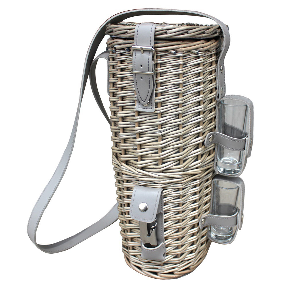 wicker picnic backpack