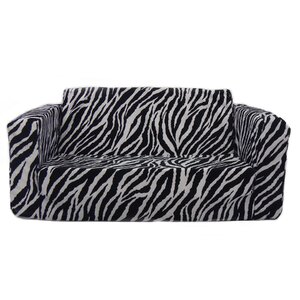 Toddler Flip Zebra Kids Sofa Sleeper