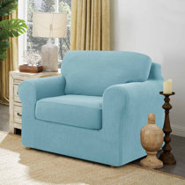 green armchair cover