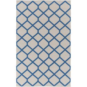 Vogue Elizabeth Ivory & Blue Area Rug