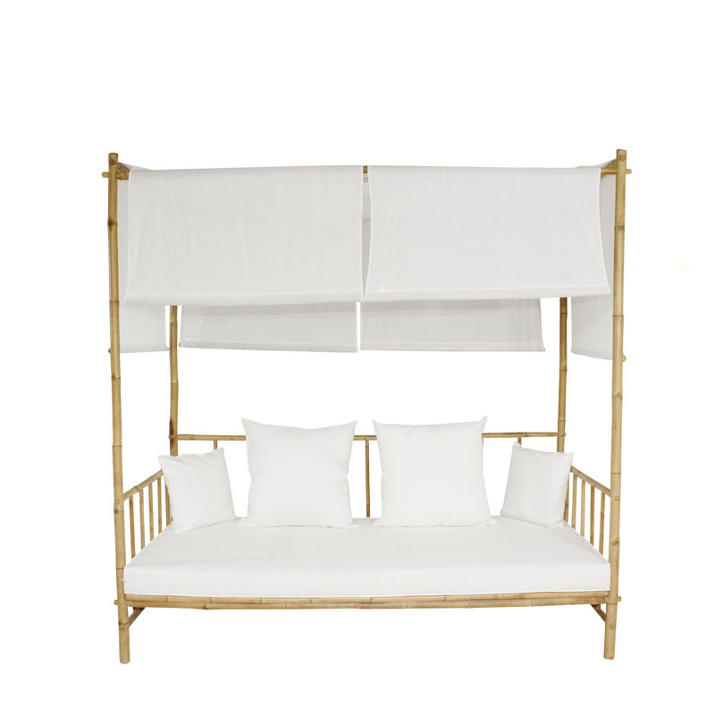Beachcrest Home Aubrie Patio Daybed With Cushions Reviews Wayfair