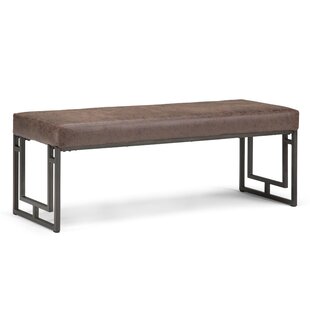 Sunburg Faux Leather Bench By Williston Forge