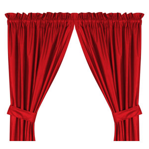 NCAA Louisville Cardinals Rod Pocket Window Treatment Set (Set of 2)