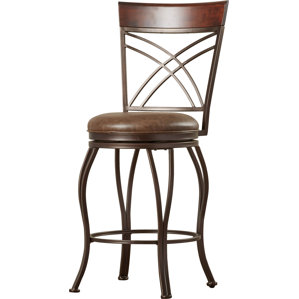 Red Barrel Studio Capitol Swivel Bar Stool Red Barrel Studio Capitol Swivel Bar Stool