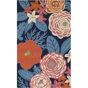 Aura Blue/Pink Indoor/Outdoor Area Rug