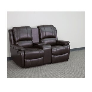 Pillowtop 2-Seat Home Theater Loveseat By Winston Porter