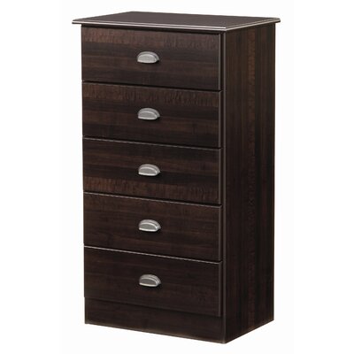 Special 5 Drawer Chest Lang Furniture Color Espresso Maple