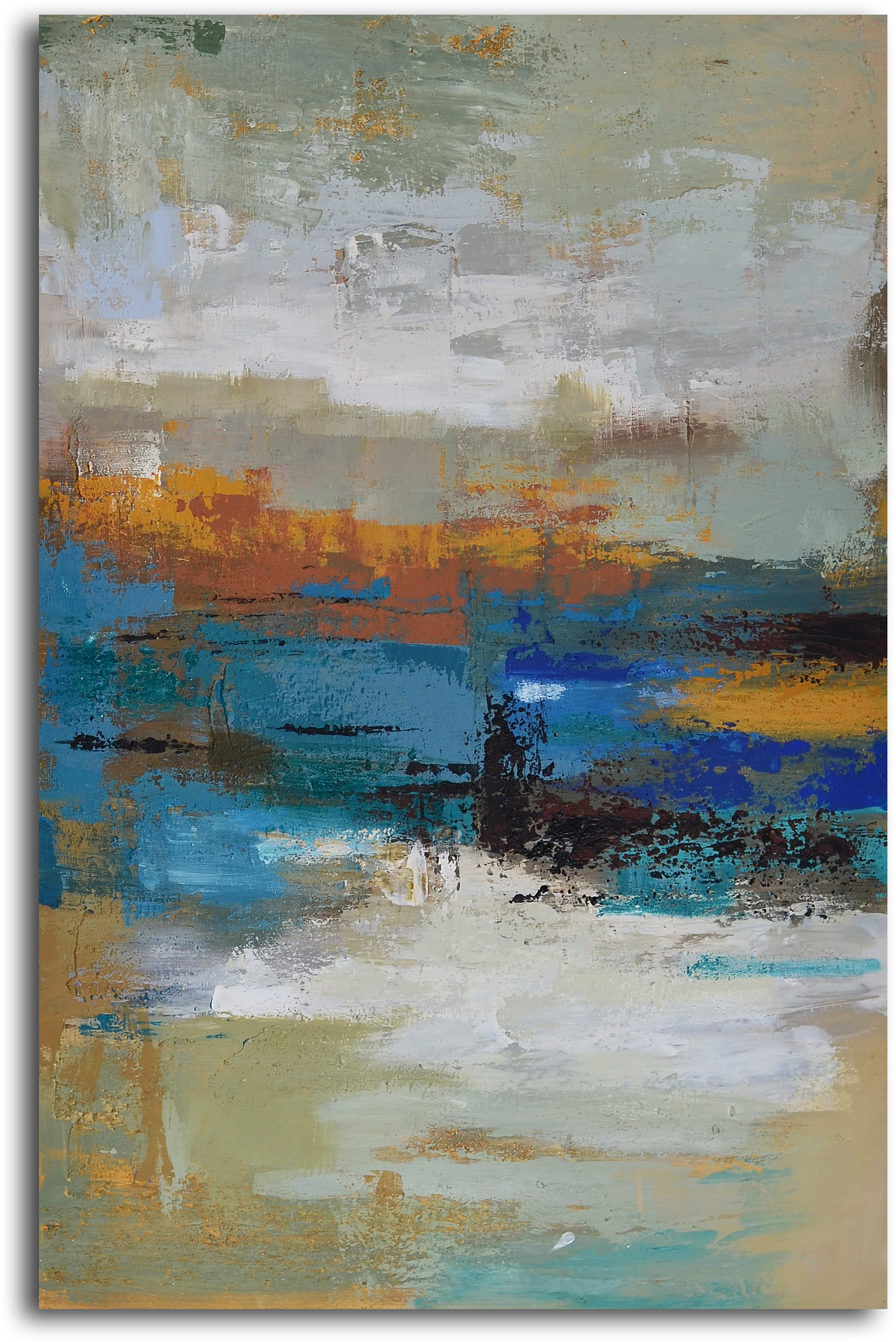 My Art Outlet Winter Colors Through Tears Painting On Wrapped Canvas Reviews Wayfair