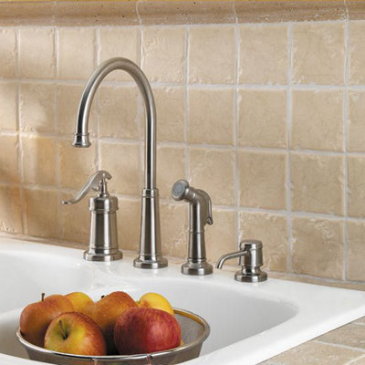Pfister Ashfield Single Handle Kitchen Faucet With Side Spray