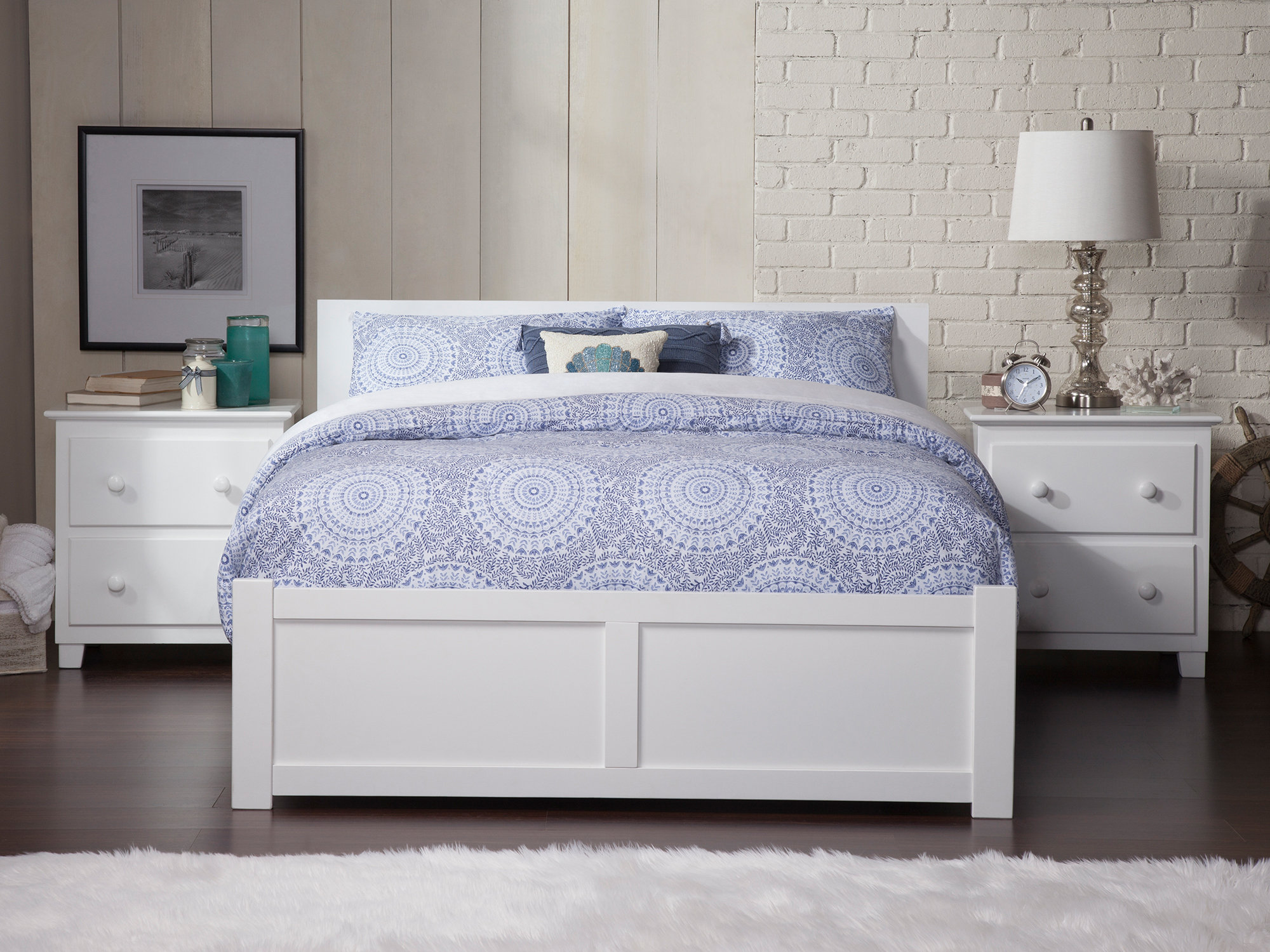 Harriet Bee Daurice Full Solid Wood Platforms Bed with Trundle by