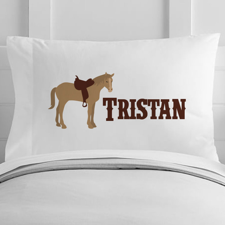 horse pillow case