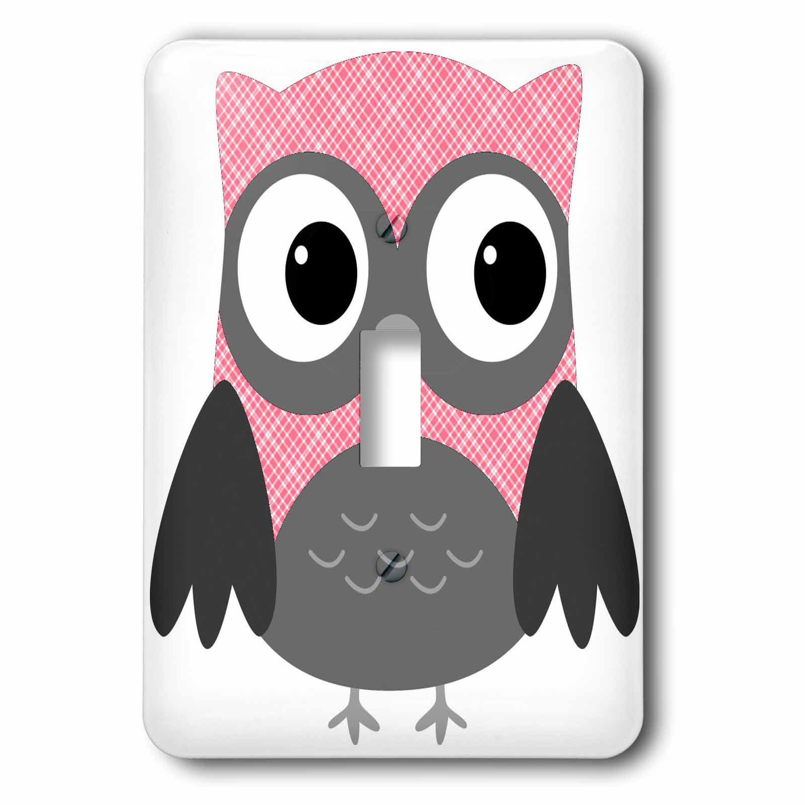 3drose Cute Plaid Owl 1 Gang Toggle Light Switch Wall Plate Wayfair