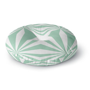 Project M 'Starburst Mint' Round Floor Pillow