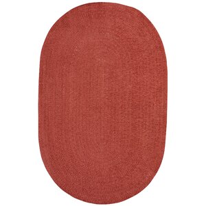 Yonkers Braided Red Area Rug
