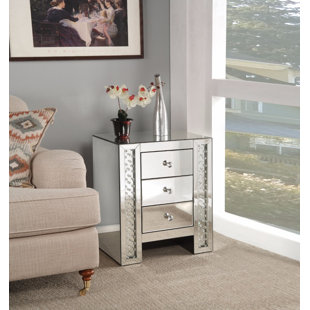 Go to store & view more images Cochran 3 Drawer Nightstand by Rosdorf Park