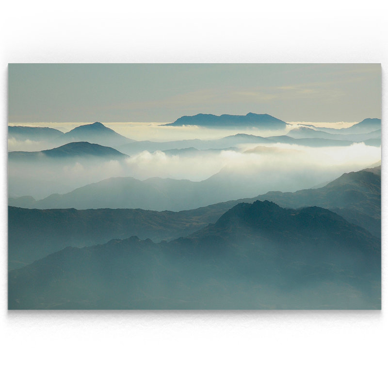 Loon Peak Above The Clouds Oil Painting Print On Wrapped Canvas